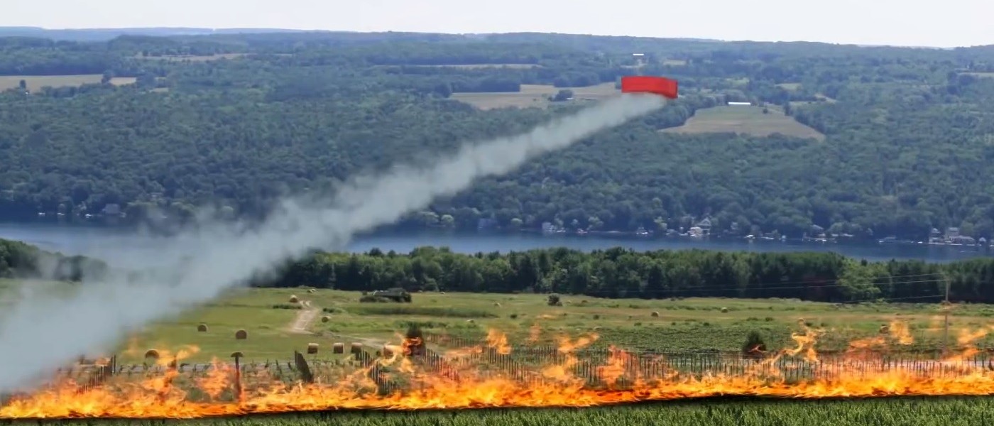 Drone Hopper 消防無人機　備三級噴灑系統