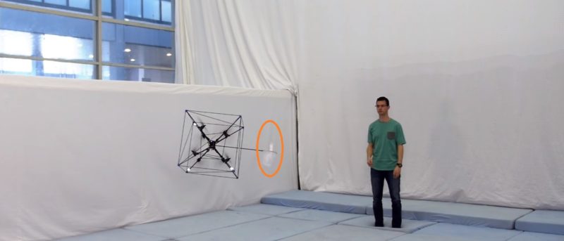Omnicopter 無人機展現神級接球能力