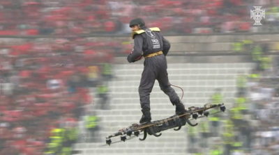 2017 年度葡萄牙盃用無人機載人送球