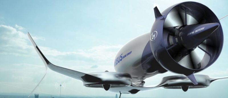 Airbus A-180 醫療無人機時速 194 公里飛行