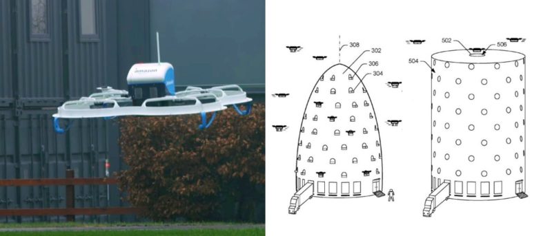 亞馬遜擬在市中心建蜂巢式無人機物流塔　