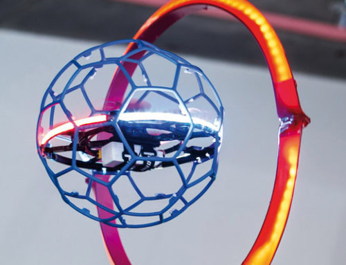 Droneball 「無人機球」攻防大戰　官方比賽不比速度比入球？