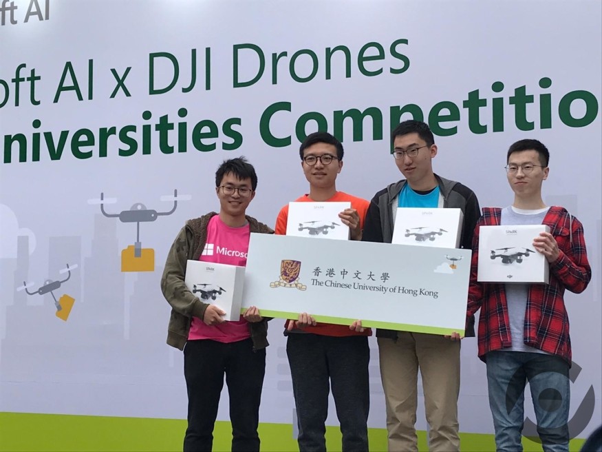 DJI 與 Microsoft 合辦首個 AI 聯乘無人機大專聯賽　學生一展所「翔」