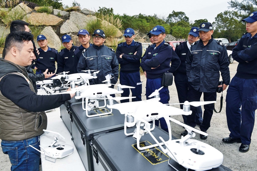 澳門舉行海上事故應急演習　海關派無人機搜救墮海人士