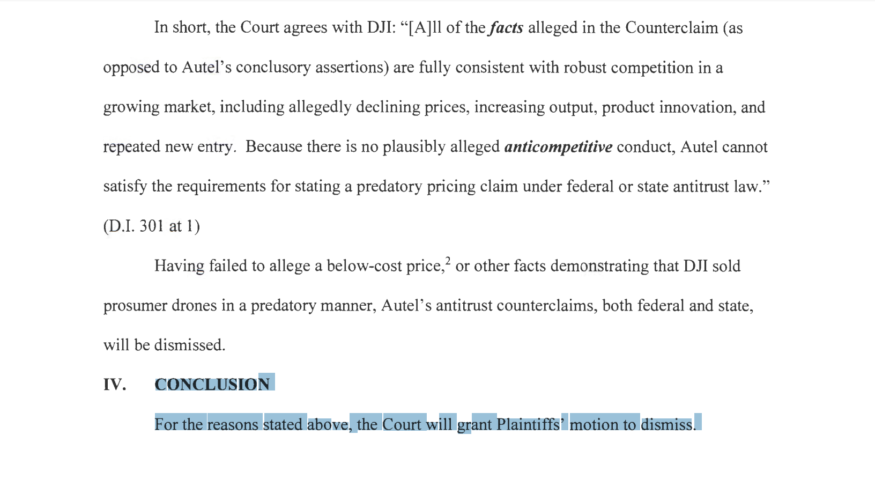 Autel 對 DJI 之反壟斷反訴被駁回　億航棄 IPO 改為私募 2 億美元