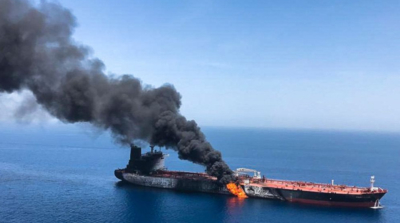 阿曼灣油輪起火　美指事件前伊朗曾發導彈試圖擊落美國 MQ-9 無人機