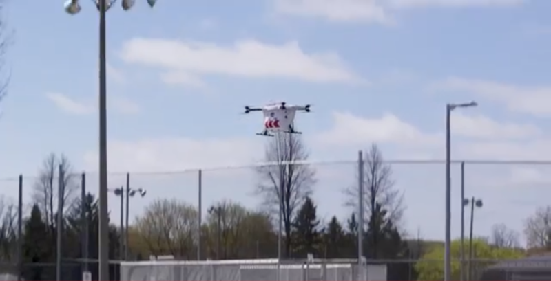 加拿大試驗無人機運載 AED　證比救護車更快到場