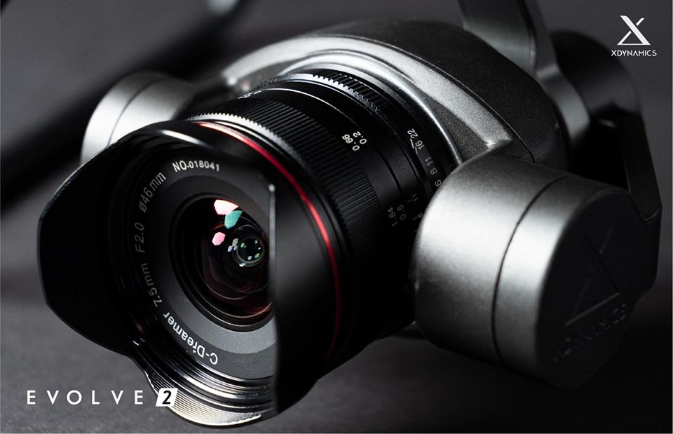 【CES 2020】XDynamics Evolve 2 採用 M4/3 系統　拍攝角度廣低光表現佳