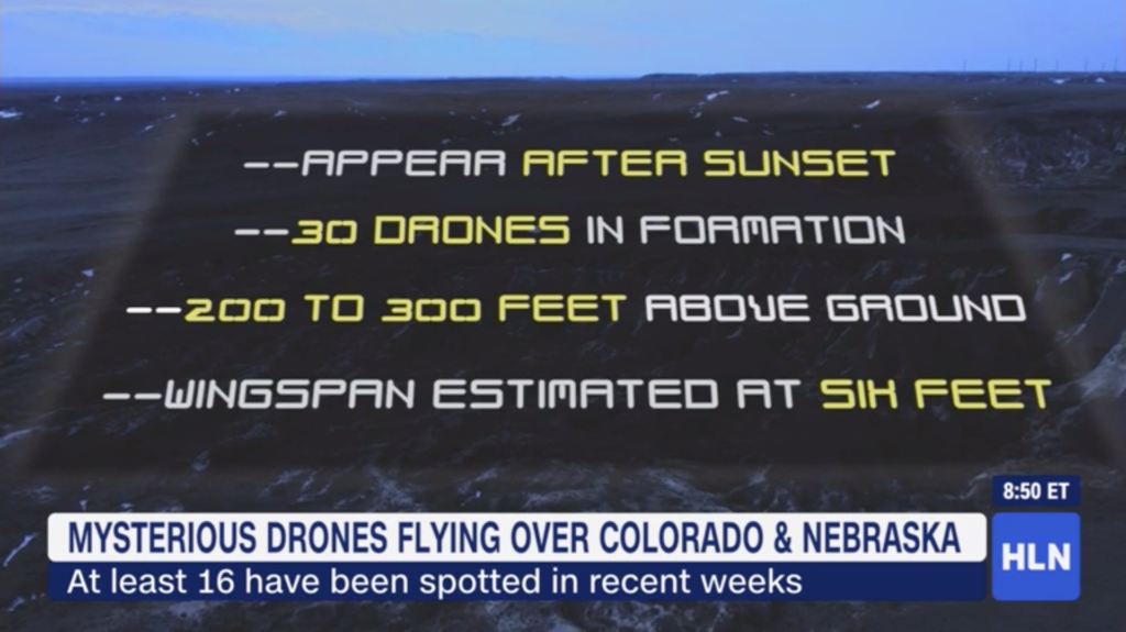 科羅拉多州神秘無人機群飛引恐慌　調查報告：未能證實涉及非法活動