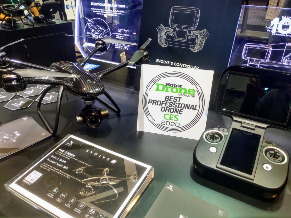 【CES 2020】港企 XDynamics 揚威海外　新作 Evolve 2 獲選最佳專業無人機