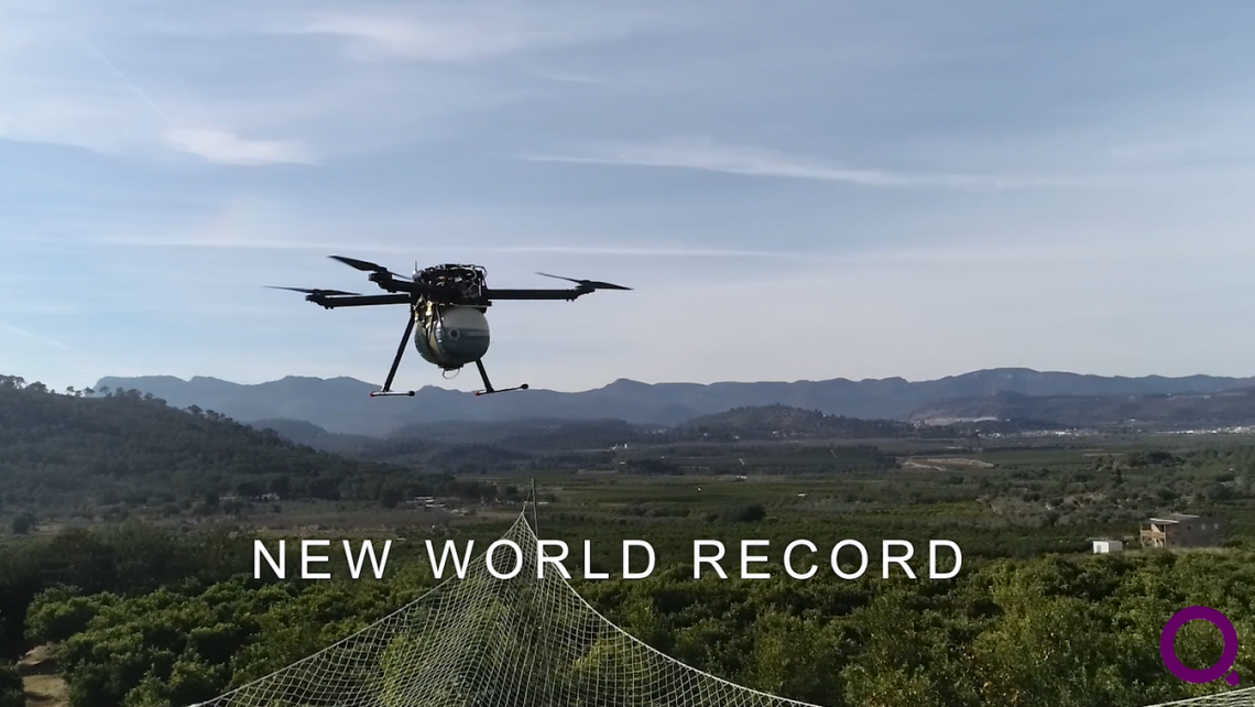 油電混合無人機飛行 8 小時　刷新世界紀錄
