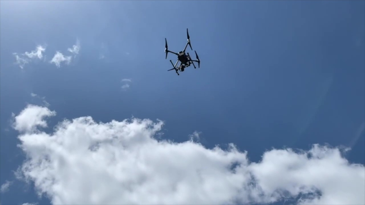 日公司開發無人機解決方案　空中測量樹木高度