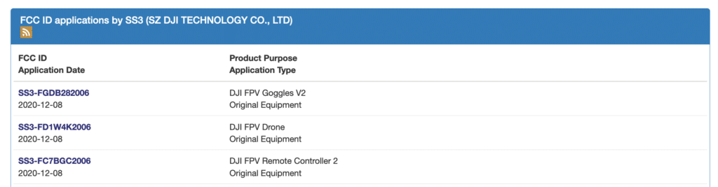 DJI FPV 穿越機提交 FCC 申請　預計最大可能今月底至下月初面世