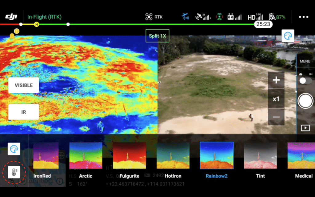 DJI Mavic 2 行業進階版實測：熱成像相機可輕易辨識目標　RTK 定位更準確